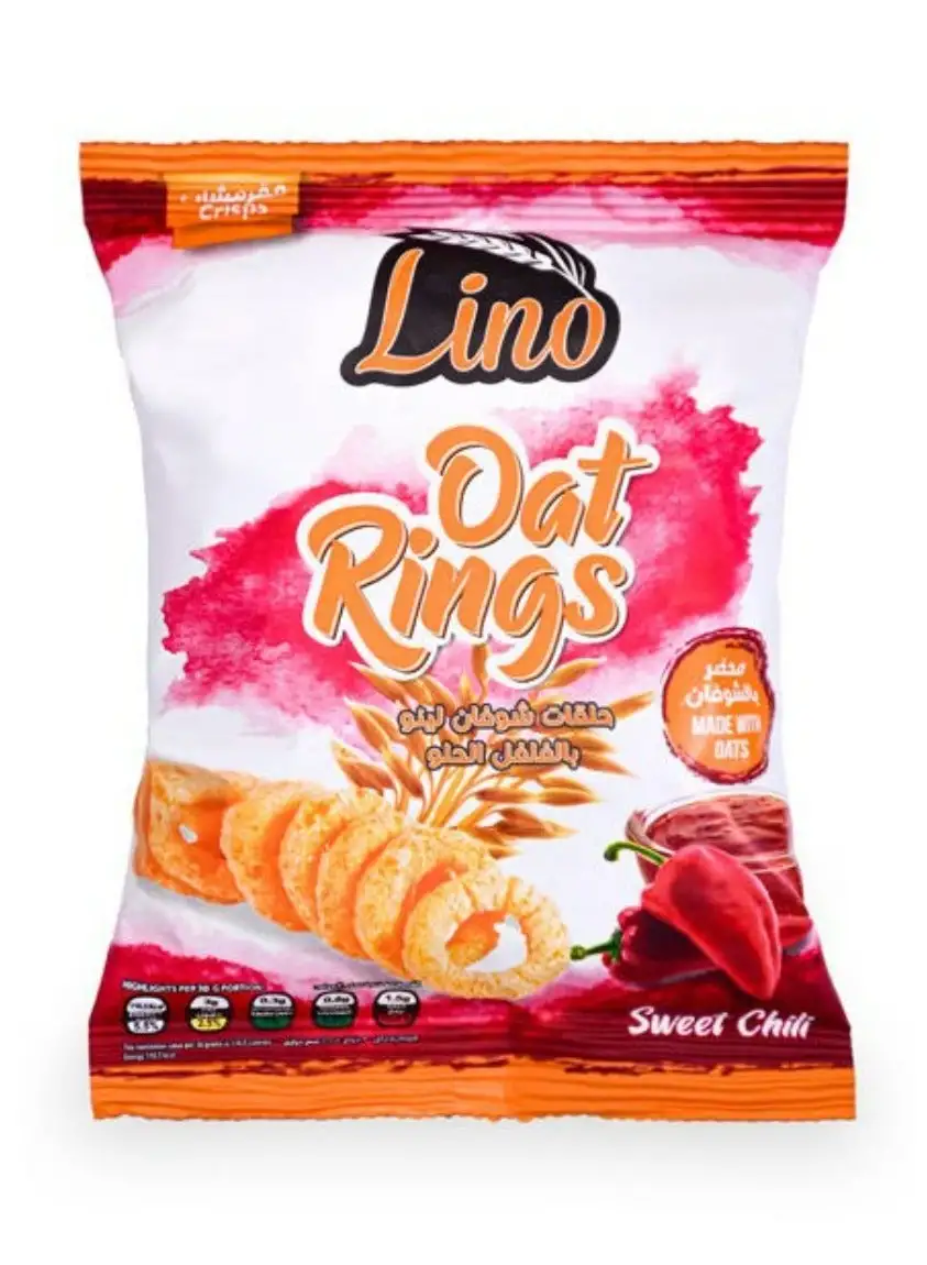 Lino Sweet Pepper oat Rings Snacks 30g