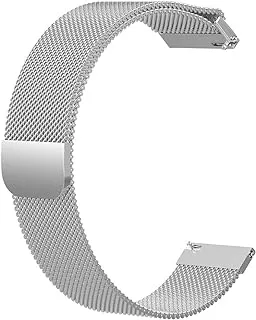 Stainless Steel Loop Strap Wrist Band For Smart Watch Samsung Galaxy Watch 46mm / Gear S3 Frontier and Classic - Metallic