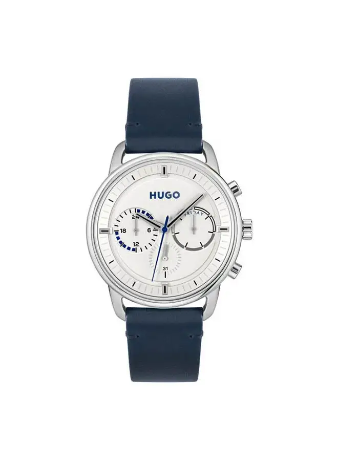 HUGO Leather Chronograph  Watch HB153.0233