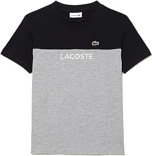 Lacoste Boys Colourblock Organic Cotton Jersey T-Shirt