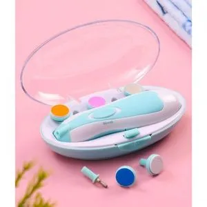 6 In 1 Electric Nail File And Clipper For Kids With Front Light.