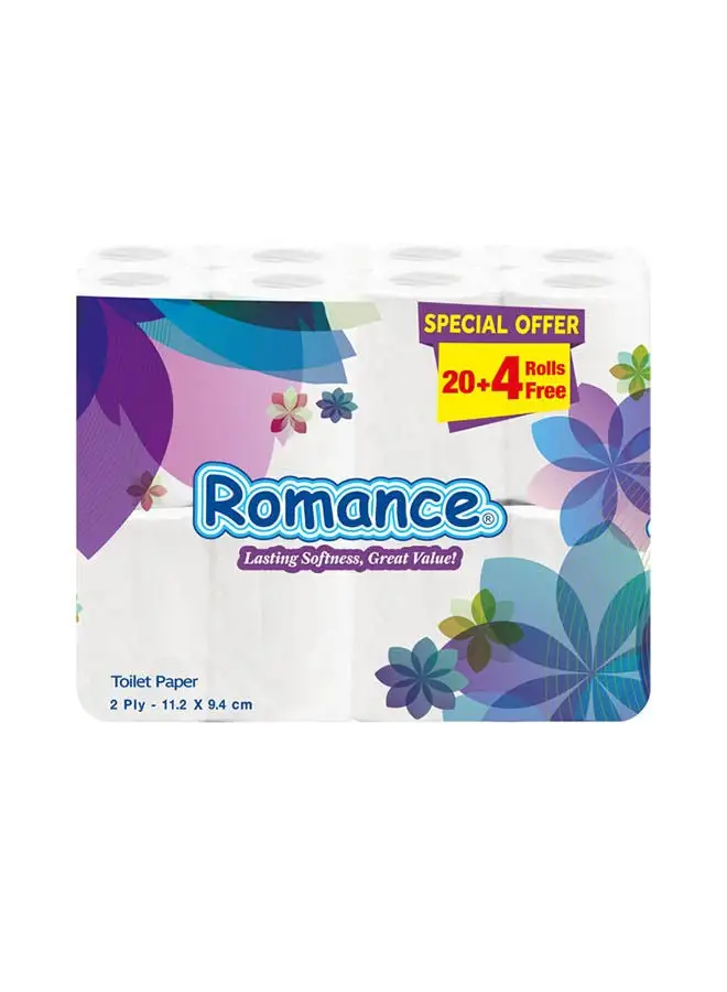 Sanita Romance 90 Sheet Toilet Tissue (20+4) rolls