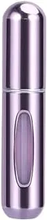 Mini Refillable Portable Fragrance Mist Bottle, Perfume Pump Can, Perfume Spray Bottle, Refillable Fragrance Spray, Refillable Perfume Spray for Travel (8ml, 1 Pack) (Purple)