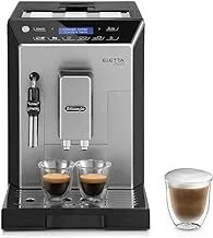 De'Longhi Eletta Plus Coffee Machine with Grinder, Silver, 1450 W