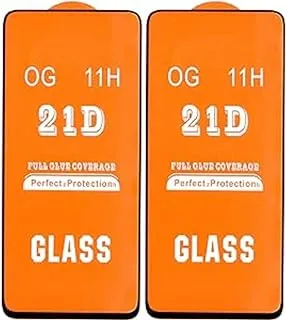 Generic High quality set of 2 glass screen protectors for xiaomi poco f3 - clear black