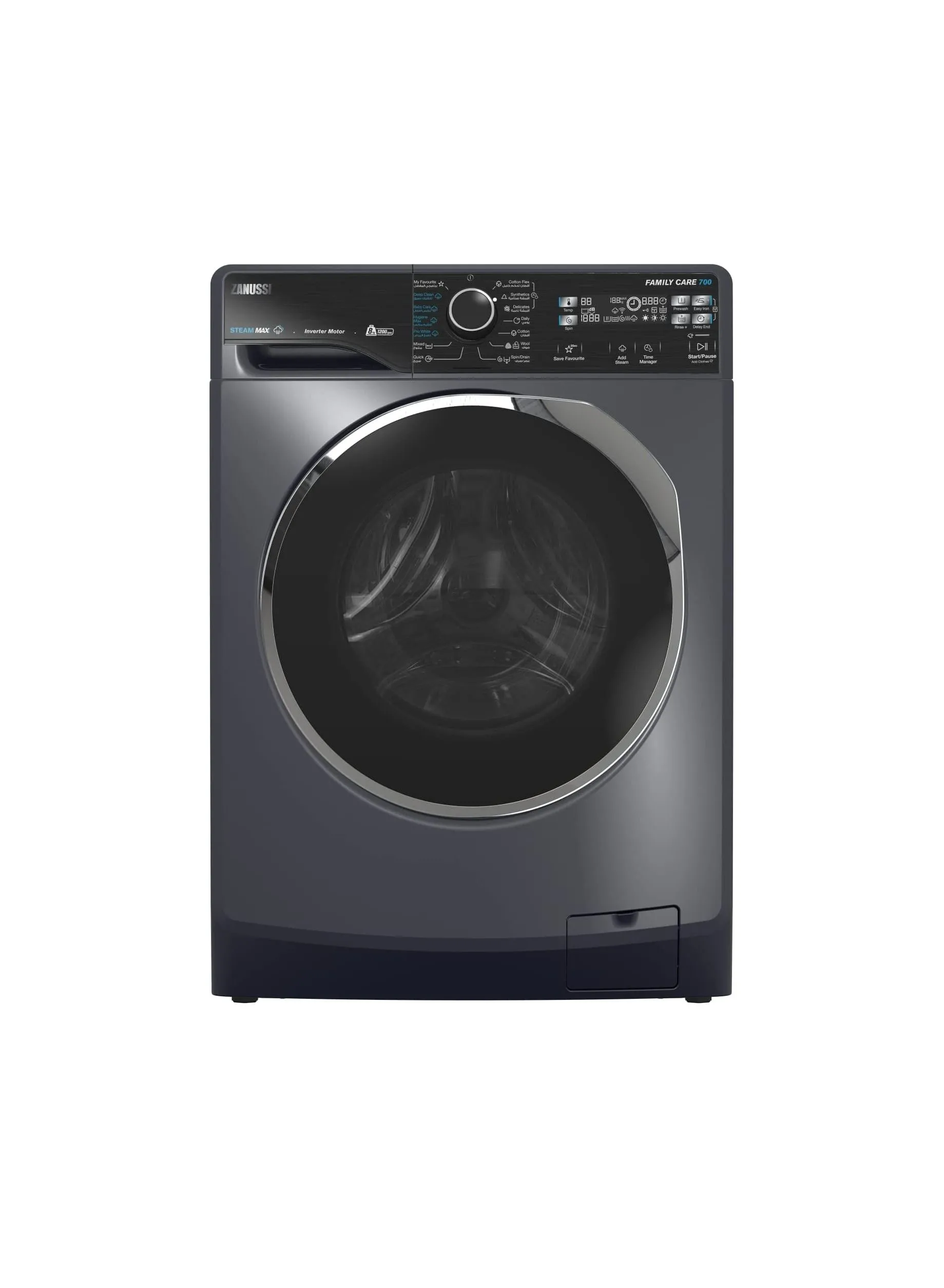 ZANUSSI Zanussi Washing Machine, 8 KG, Steammax - ZWF8221DL7