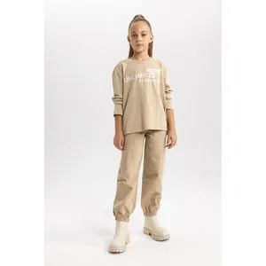 Defacto Girl Woven Parachute Trousers