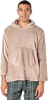 Mintra Oversized Microfiber small size Wearable Blanket Mocha