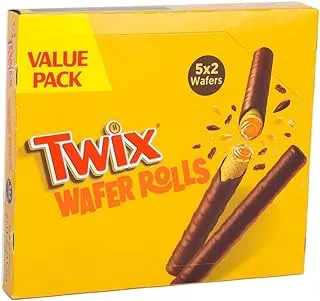 Twix Crispy Wafer Roll Coverd In Milk Chocolate 22.5 gm - set of 5