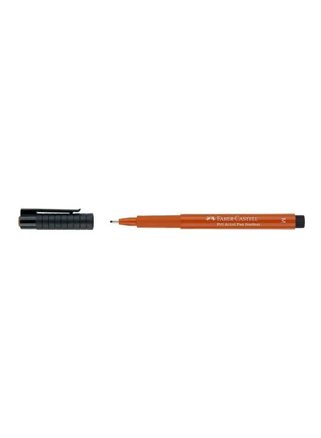 FABER-CASTELL India Ink Pitt Artist  Pen Sanguine Orange