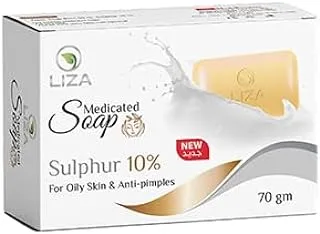 Liza Soap Sulphur 10% For the treatment of acne and oily skin 70 gm