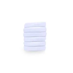 Hair Accessories HairTies, HairBand Girls 6Pcs White