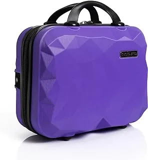 CROSSLAND Makeup and Cosmetic Beauty Travel Case, Unbreakable Hard Shell - 14 Inch