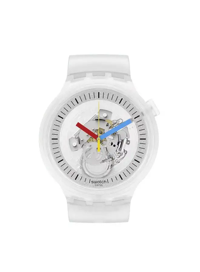 Swatch Plastic Chronograph  Watch SB01K100