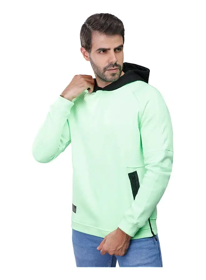 Coup Coup Regular Fit Printed SweatShirt For Men Color Green