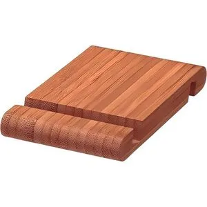 Wood Tablet And Ipad And Mobile Holder - Brown