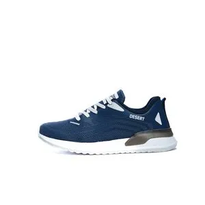 Desert Comfy Printed Running Shoe Textile For Men Navy Blue