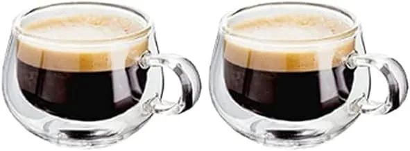 2 Double Glass Espresso Cup