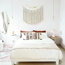 Macrame Woven Wall Hanging Fringe Garland Banner Bohemian Handmade