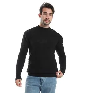 Caesar Wool Mens Pullover With Round Neck