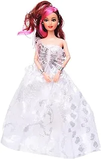 Generic Plastic Brides Dolls With Fashion Dress And Bracelets For Girls - White