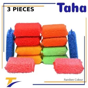 Taha Offer Plastic Dishcloth, 3 Pieces, High Thickness, Multi-use