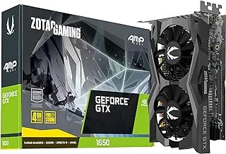 ZOTAC Gaming GeForce GTX 1650 AMP CORE 4GB GDDR6 128-bit Gaming Graphics Card, Super Compact, ZT-T16520J-10L