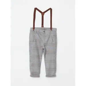 LC Waikiki Striped Baby Boy Pants And Suspenders 2-Piece Set