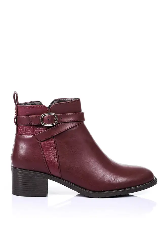 DejaVu Buckle strapped ankle boots