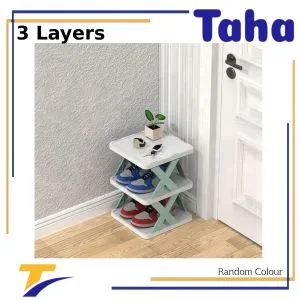 Taha Offer Organizer Storage Shoe Rack 3 Layers