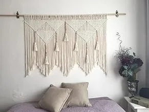 Macrame headboard Large wall hanging Handmade