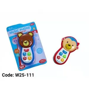 Teddy Bear Phone Toy For Kids -W25-111