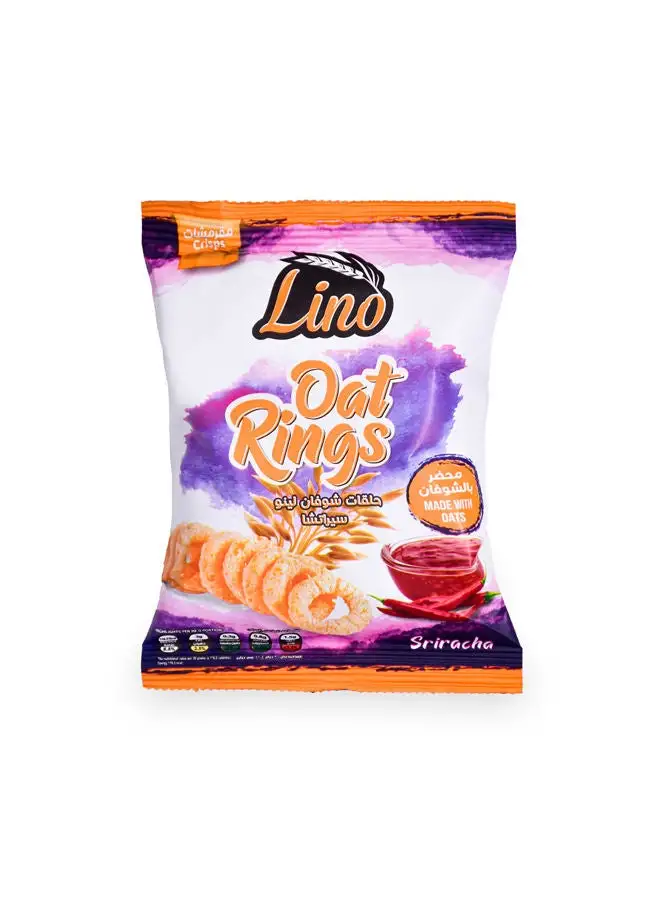 Lino Sriracha Oat Rings Snacks 30 Grams