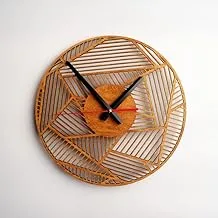 Wall Clock Unique Wood 50 cm