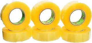 HP High Quality Heavy Duty Packaging Tape 300 Yard, 4.2 CM Pack Of 6 PCs -Transparent