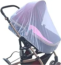 Bed Canopy Mosquito| Baby Stroller Mosquito Net Insect Baby Cart Carriage Full Insect Net Mesh Buggy Crib Netting Infants Protection Cover-White-