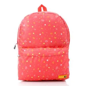 Activ Space Vibes Padded Orange Pink Laptop Backpack