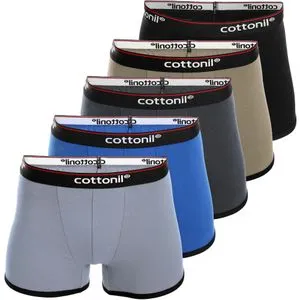 Cottonil Bundle OF (5) - Men Boxer Solid