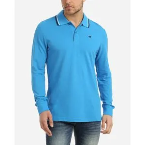 Diadora Plain Polo Shirt - Blue Sky