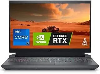 كمبيوتر محمول للألعاب DELL G15 5530 - الجيل الثالث عشر من Intel Core i7-13650HX 14 نواة، ورسومات NVIDIA GeForce RTX 4050 6GB GDDR6، وذاكرة وصول عشوائي DDR5-4800 ميجاهرتز سعة 16 جيجابايت، و1 تيرابايت SSD، و15.6 بوصة FHD (1920x1080) 120 هرتز، وإضاءة خلفية، ونظام التشغيل Windows 11