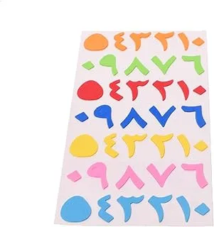 Maayergy NO:KE-29 / L-1092 Kids Arabic Letters Stickers For Endless Hours Of Entertainment - Multi Colour