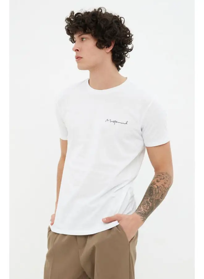 trendyol Man T-Shirt White