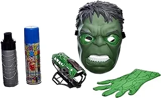 Generic Plastic Hero Attack With Hero Launcher and Mask For Boys Set Of 6 Pieces +3 - Multi Color