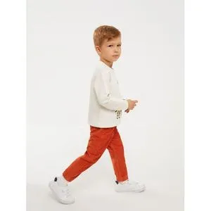 LC Waikiki Elastic Waist Basic Velvet Baby Boy Trousers.