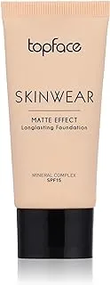 Topface Skınwear Matte Effect Foundation 001 KTL, 30 ml