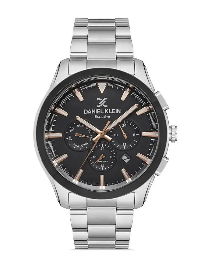 DANIEL KLEIN Stainless Steel Chronograph Watch DK.1.13140-3