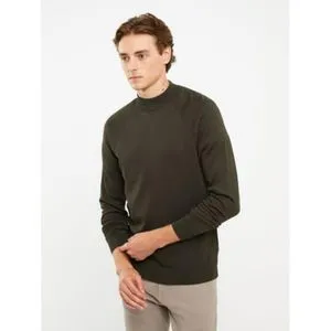 LC Waikiki Half Turtleneck Long Sleeve Men's Tricot Sweater