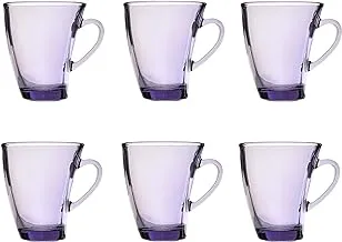 Pasabahce Penguen Glass Mug For Home Uses, Restaurants & Hotels, 170ml - Purple