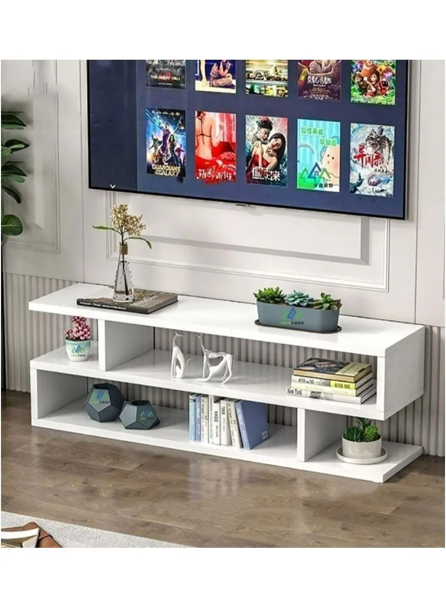 MODERN HOME Modern TV and Coffee Table Living Room Home Furniture White