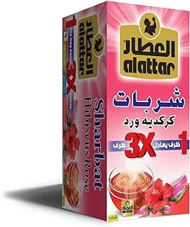 Al Attar Sharabat ( Hibiscus Rose )20 Herbals Bags